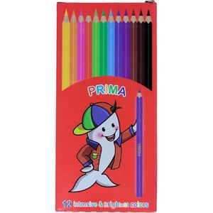 الوان خشب بريما 12 لون طويل