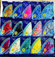 كيس بالون 100 قطعه لون واحد